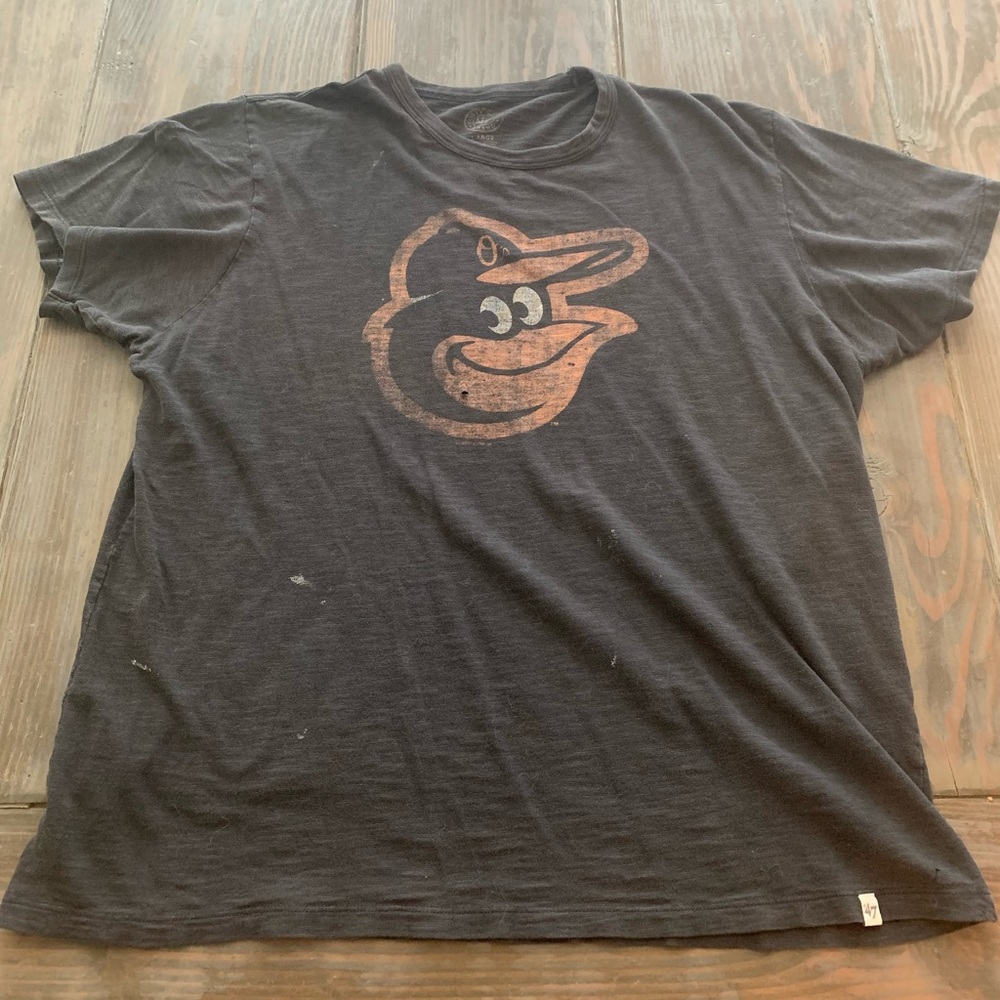 Mens distressed shirt